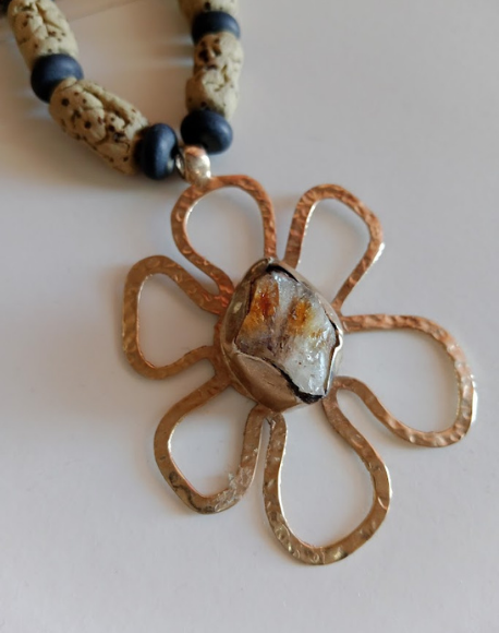 Kivra Necklace – Rustik El Yapımı Kolye - Görsel 2