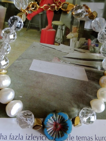 Flower / İNCİ KRİSTAL KUVARS