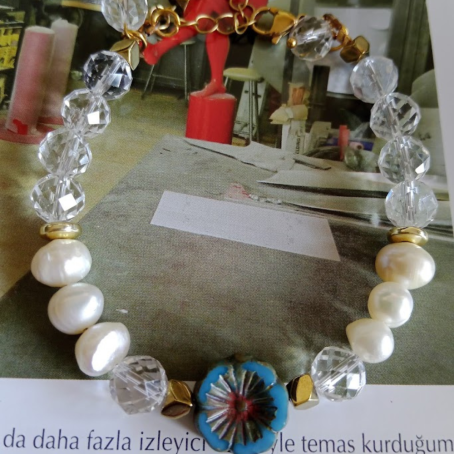 Flower / İNCİ KRİSTAL KUVARS