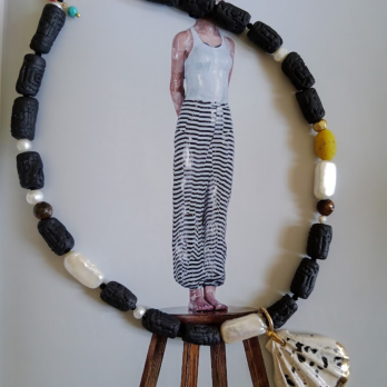 Terrana – Rustik El Yapımı Barok İnci Kolye