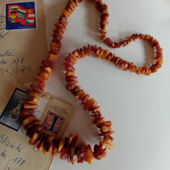 Ember | Vintage Bal Tonlu Kehribar Kolye